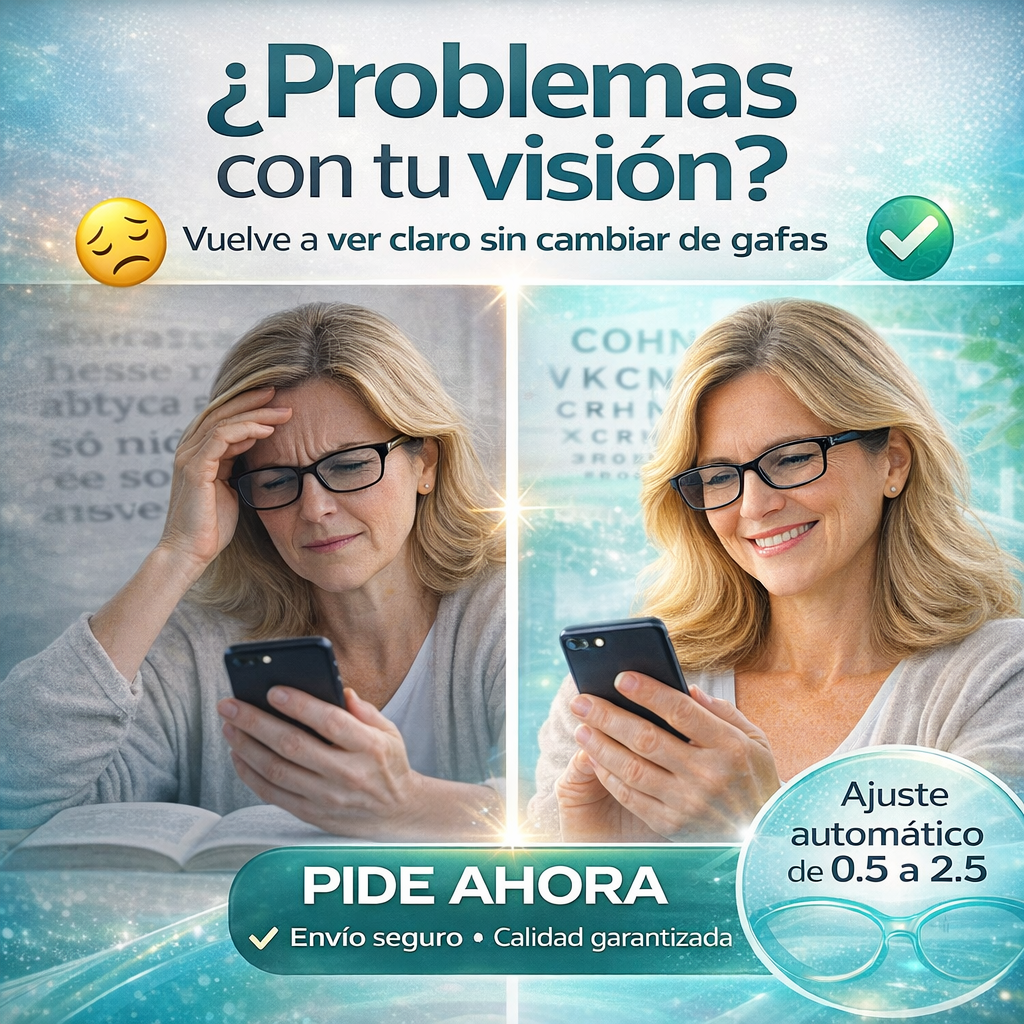 Lentes de Lectura One Power mejoran tu visión sin cambiar de gafas, cómodos y ligeros todo el día