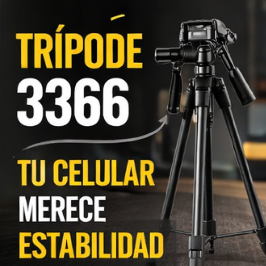 Trípode Ajustable 140 cm para Celular – Fotos, Videos y Streaming Estables en Cualquier Lugar