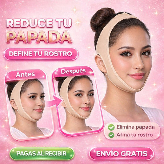 Faja Facial Reductora de Papada: Define tu mandíbula y logra un efecto lifting desde casa