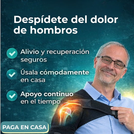 Hombrera de Compresión Ajustable – Alivio rápido del dolor de hombro y recuperación segura