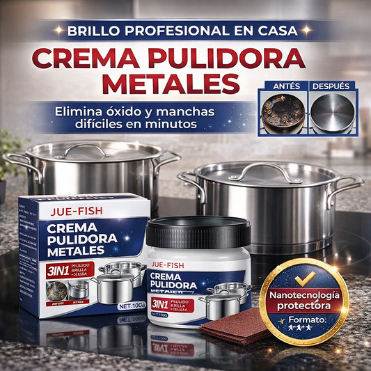 CREMA PULIDORA METALES – BRILLO PROFESIONAL EN CASA