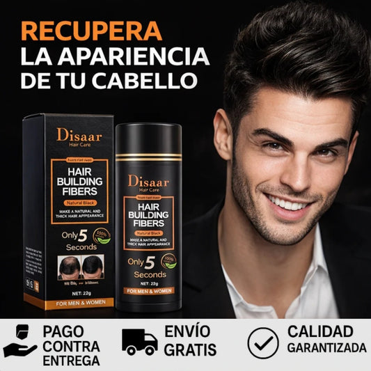 Fibra Capilar en Polvo 22g - Cubre Zonas con Poco Cabello al Instante