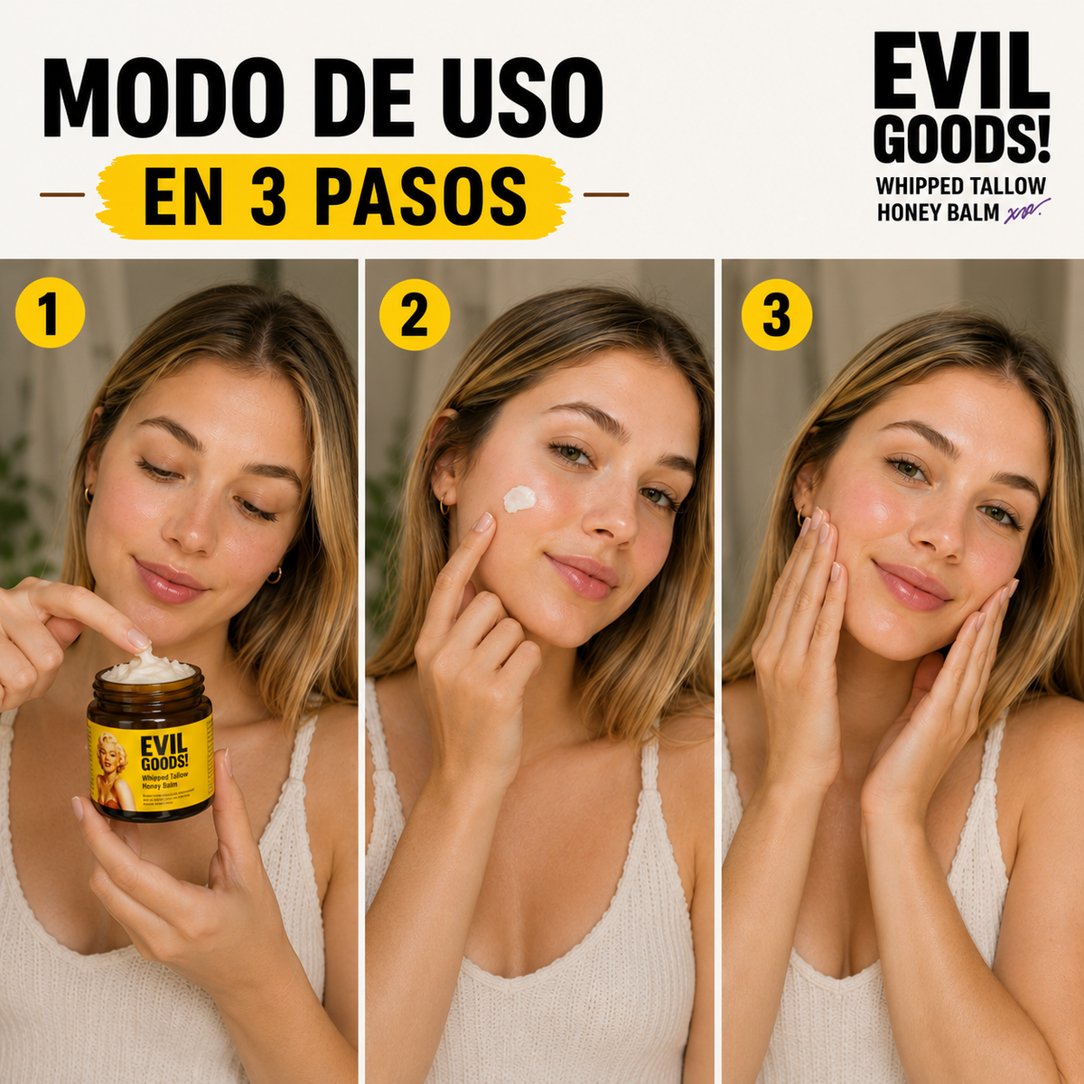 ¿Tu piel pide hidratación? 💧 Recupera su suavidad con Evil Goods