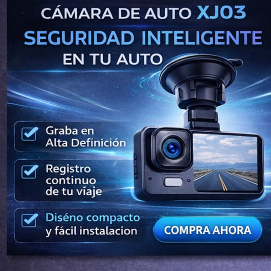 Cámara De Auto XJ03 – Seguridad Inteligente en Cada Kilómetro