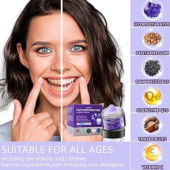 Restaurador de Dientes Amarillos ¡RECUPERA TUS DIENTES BLANCOS! •Formula Mineral Avanzada•