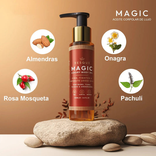 Pack de 2 Aceite Corporal Magic™ •100 ml: Rellena, Tensa, Reafirma e Hidrata tu Piel•