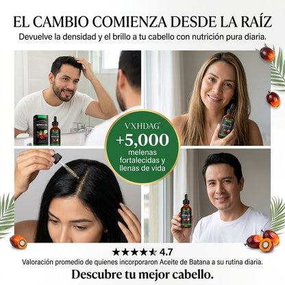 ¿Cada día pierdes más cabello? Fortalece tu raíz con Aceite de Batana