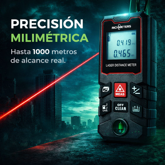 Telémetro Láser 1000M Pro – Precisión extrema en largas distancias