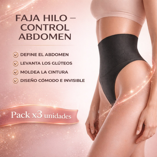 Faja Hilo Control Abdomen Seamless – Pack X3 Unidades