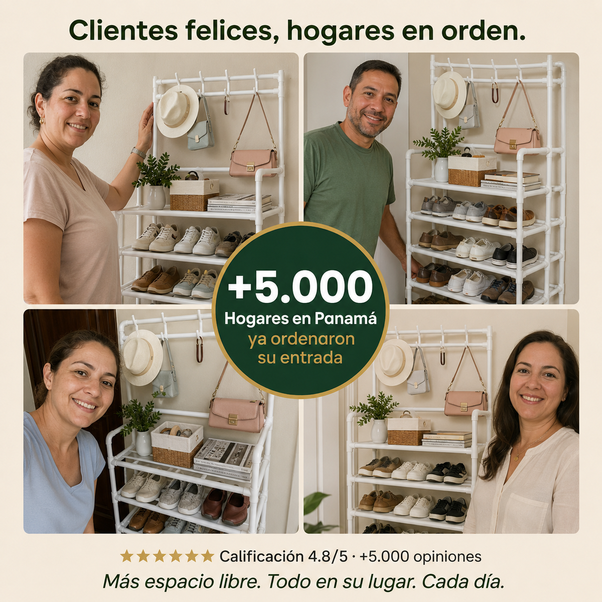 ¿Desorden en casa? Ordénalo hoy con esta zapatera multifuncional