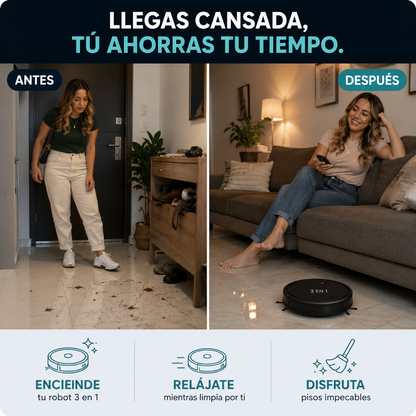 ¿Cansado de barrer al llegar del trabajo? Limpia tu casa sin mover un dedo