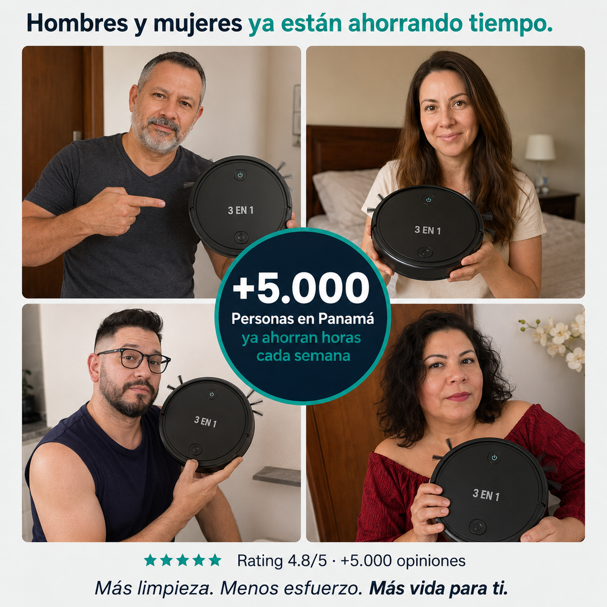 ¿Cansado de barrer al llegar del trabajo? Limpia tu casa sin mover un dedo