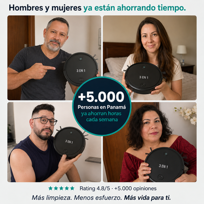 ¿Cansado de barrer al llegar del trabajo? Limpia tu casa sin mover un dedo