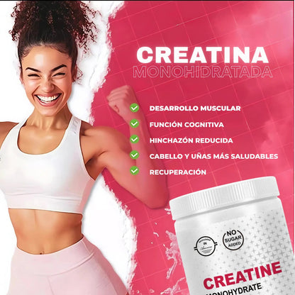 ¡2X1! CREATINA MONOHIDRATADA •GLUTEOS MAS GRANDES EN 30 DÍAS 🍑 OFERTA ESTE MES ✅•