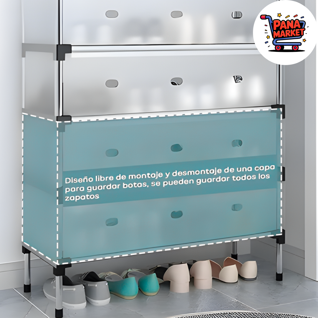 •Zapatera de 6 Niveles• ¡Haz que tu hogar se vea Moderno y Ordenado!