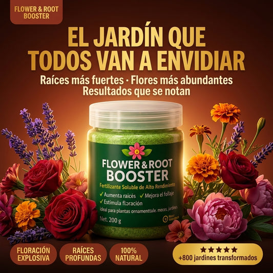 Estimulador de Raíces y Floración | Plantas Sanas y Flores Abundantes