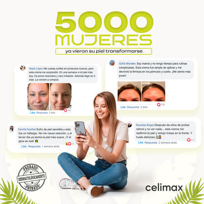 CELIMAX® - Adiós a ojeras y flacidez en días